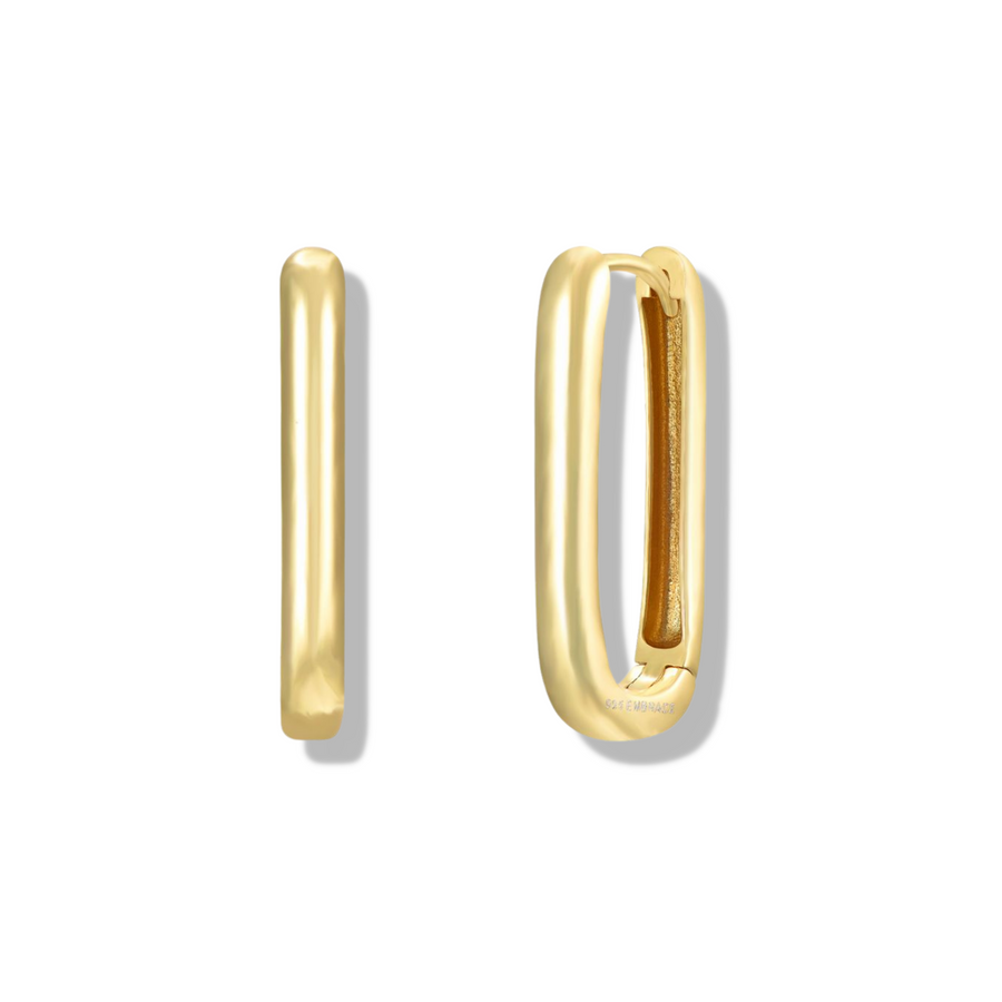 Big Belle hoops gold