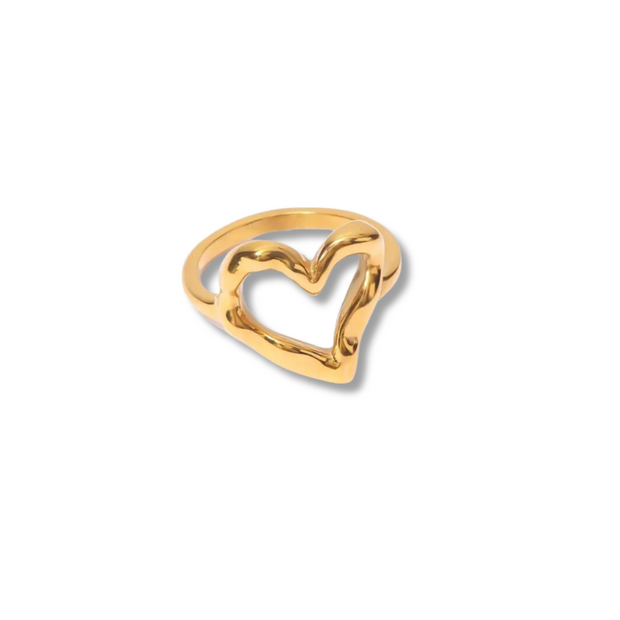Big love ring gold