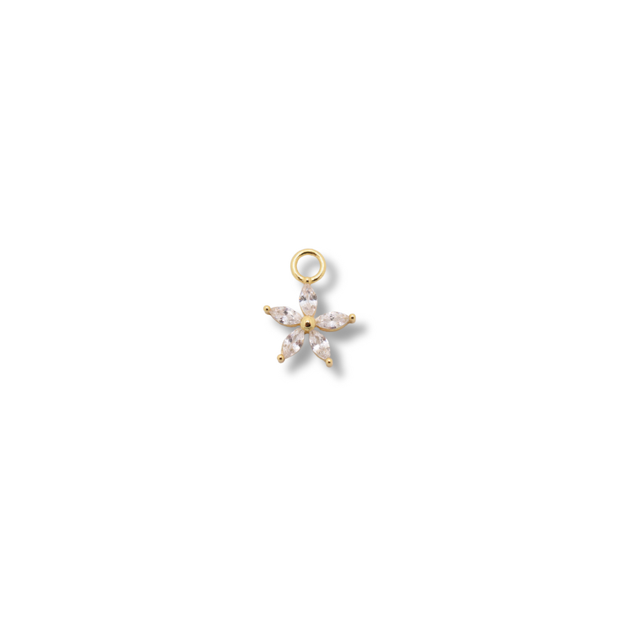 Flower charm gold