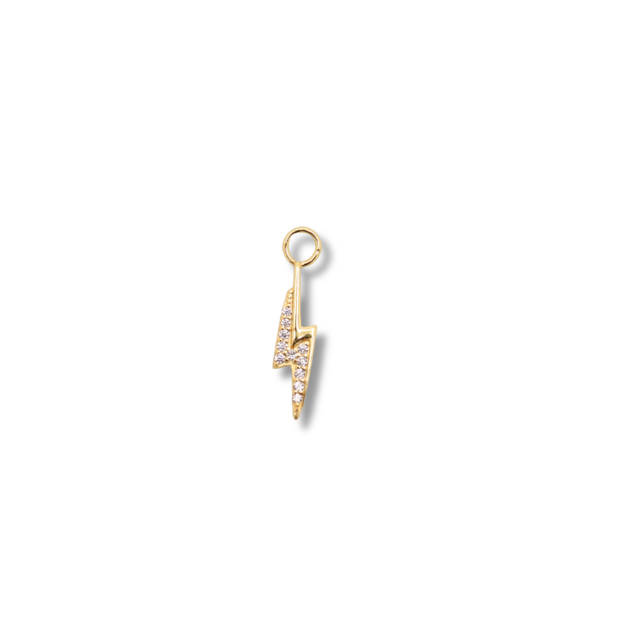 Lightning charm gold