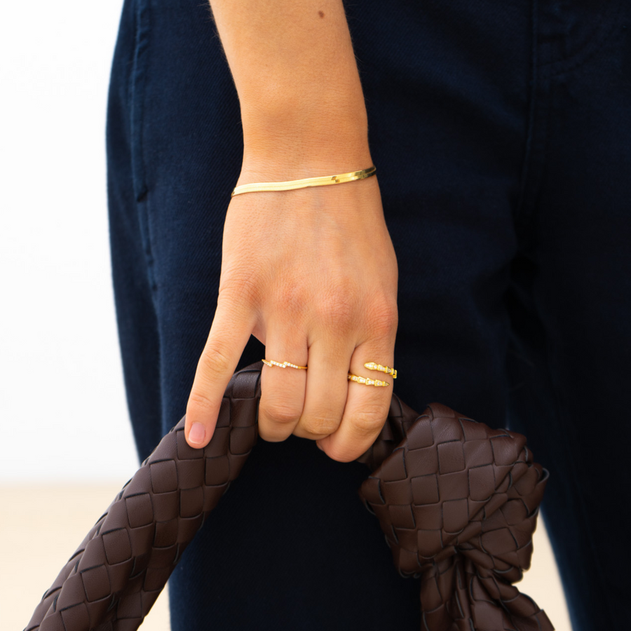 Snake bracelet gold