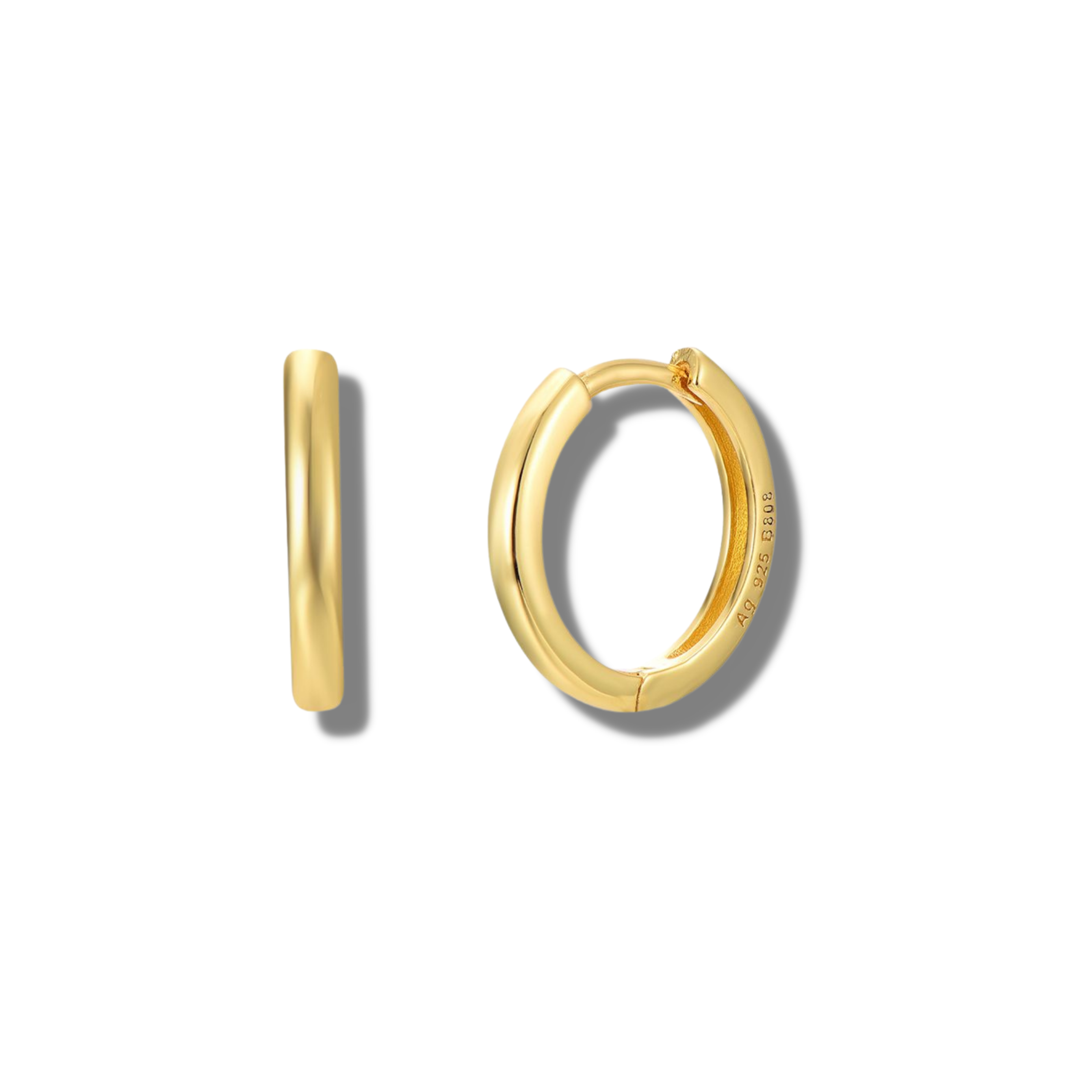 Icon Hoops - Small Gold