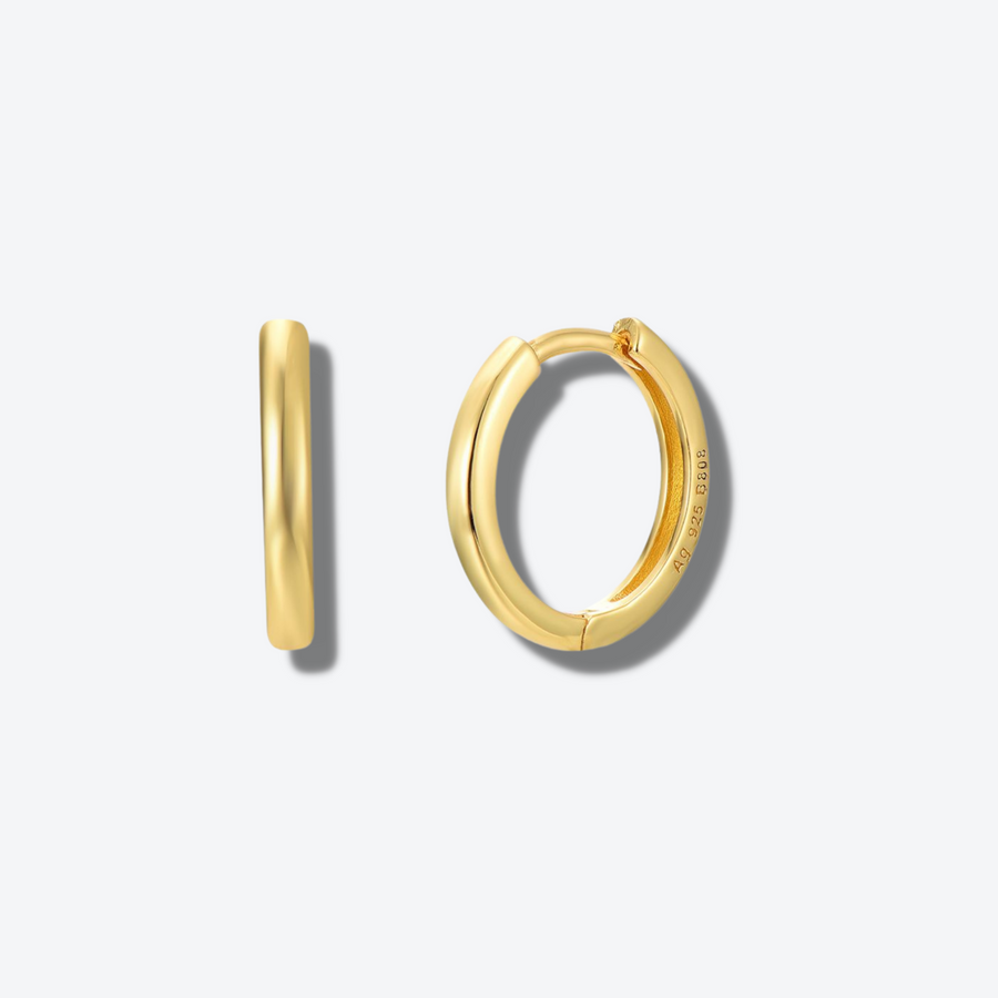 Small Icon hoops gold