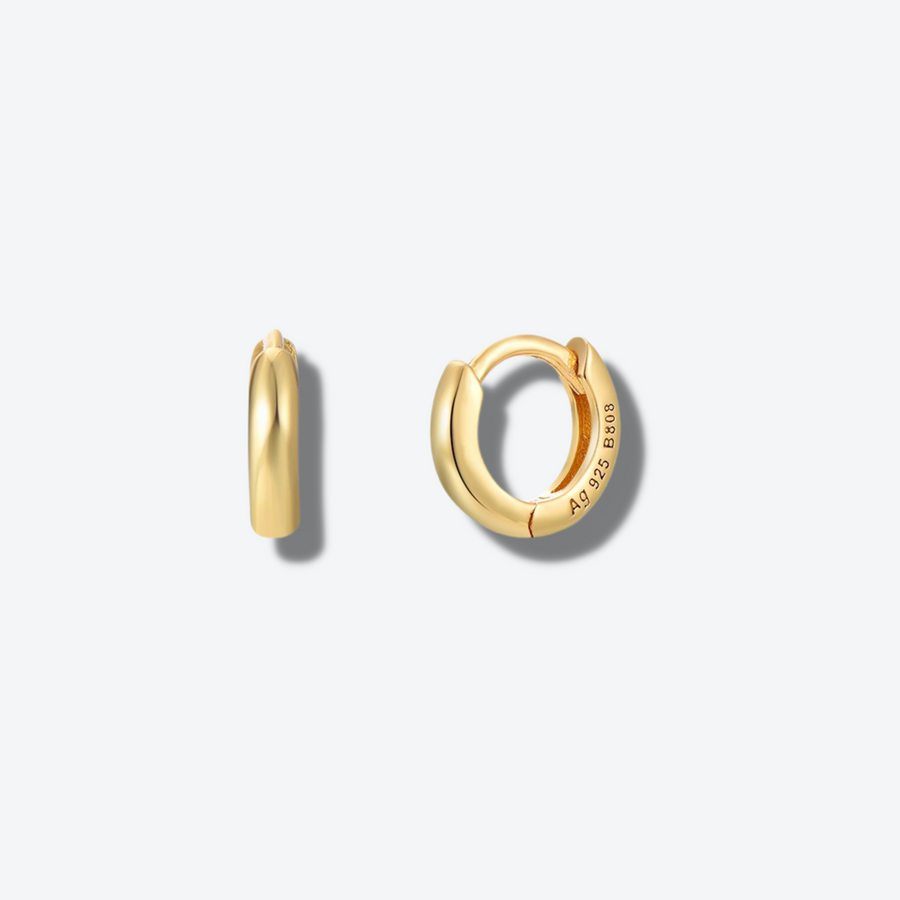 Mini Icon hoops gold