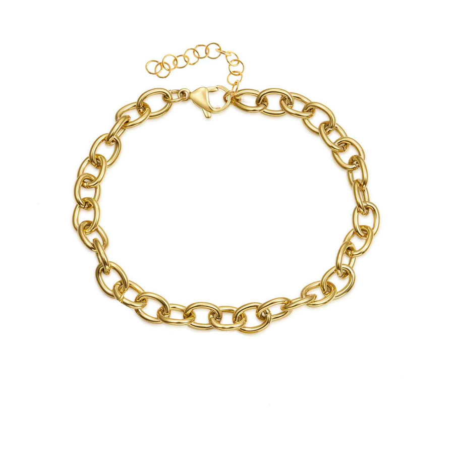 Link bracelet gold