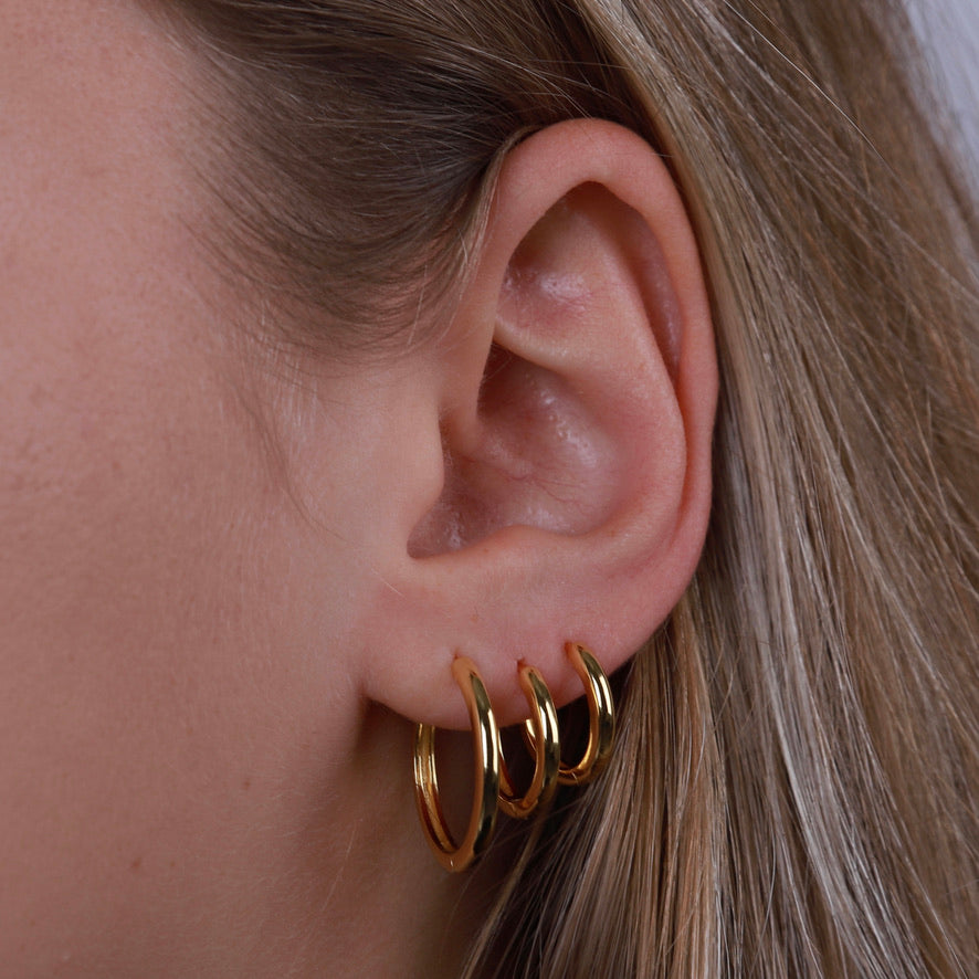 Large Icon hoops gold